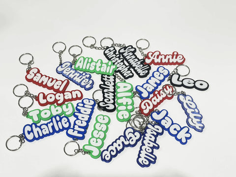 Personalised Name Keyrings