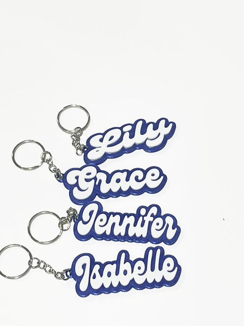 Personalised Name Keyrings