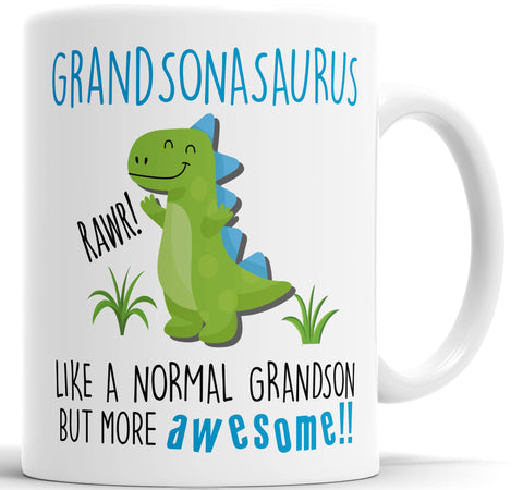 Grandsonasaurus Mug Grandson Dinosaur Mug