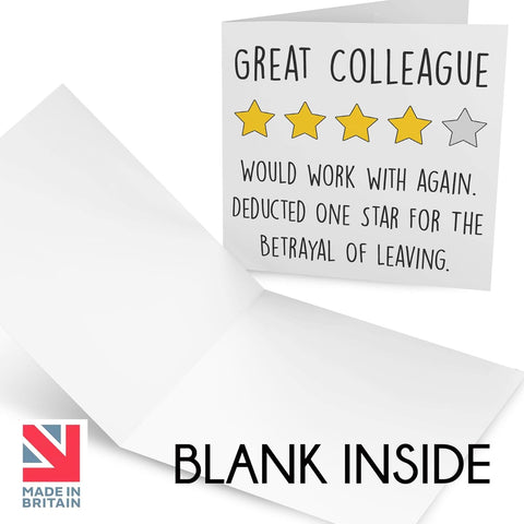 Great Colleague Greeting Card