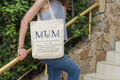 Mother's Day Poem Tote Bag