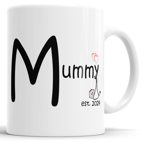 Mummy est 2024 with Baby Mug