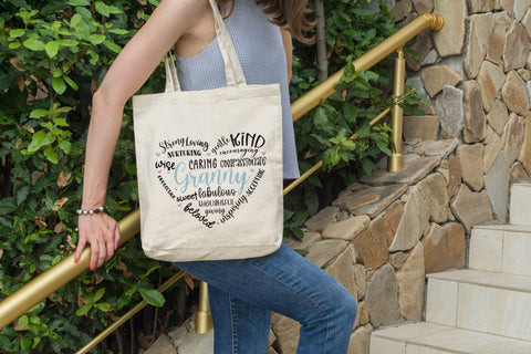 Strong Loving Granny Tote Bag