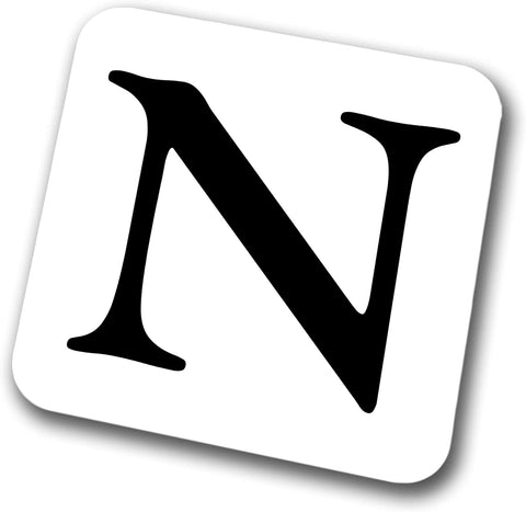 Alphabet Letter Coaster (Letter N)