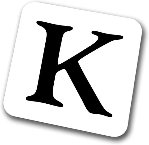 Alphabet Letter Coaster (Letter K)