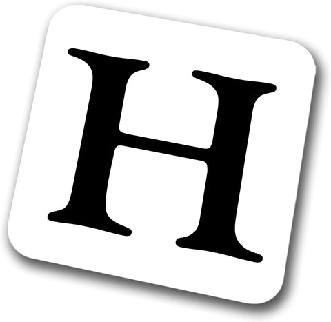Alphabet Letter Coaster (Letter H)