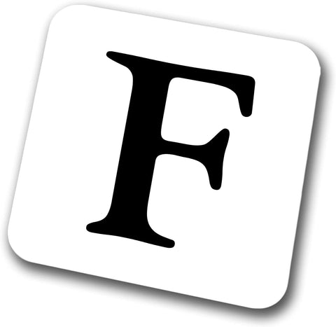 Alphabet Letter Coaster (Letter F)