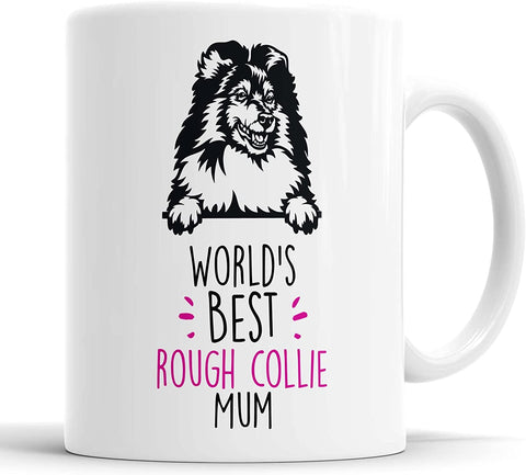 World's Best Rough Collie Mum Mug