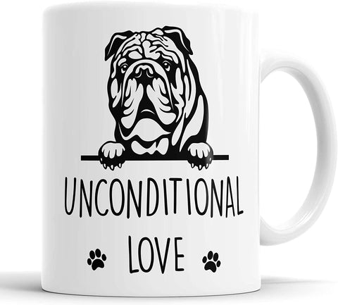 Bulldog Mug Bulldog Unconditional Love Mug