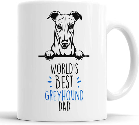 World's Best Greyhound Dad Mug