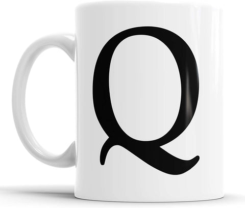 Alphabet Mug Letter Mugs (Letter Q)