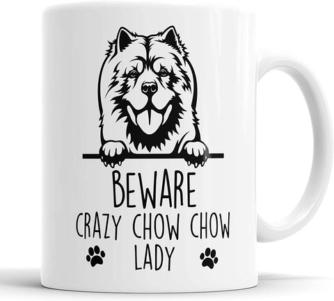 Crazy Chow Chow Lady Mug
