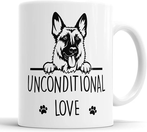 German Shepherd Unconditional Love Mug