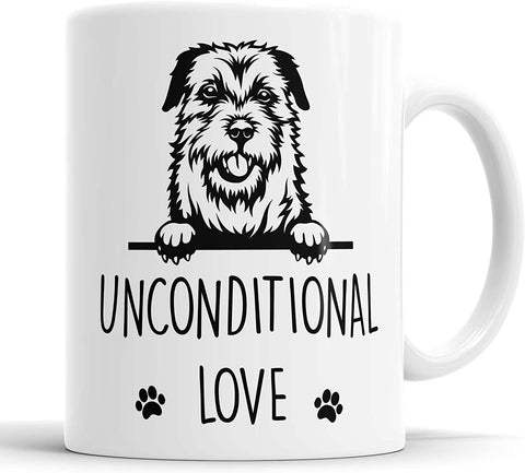 Border Terrier Mug Border Terrier Unconditional Love Mug