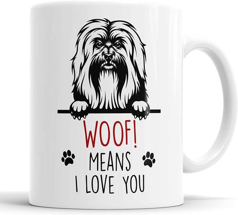 Havanese Woof Means I Love You Mug
