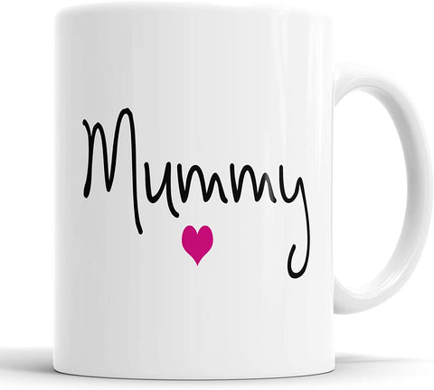 Mummy Mug with Pink Heart