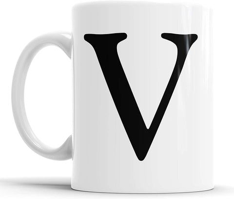 Alphabet Mug Letter Mugs (Letter V)