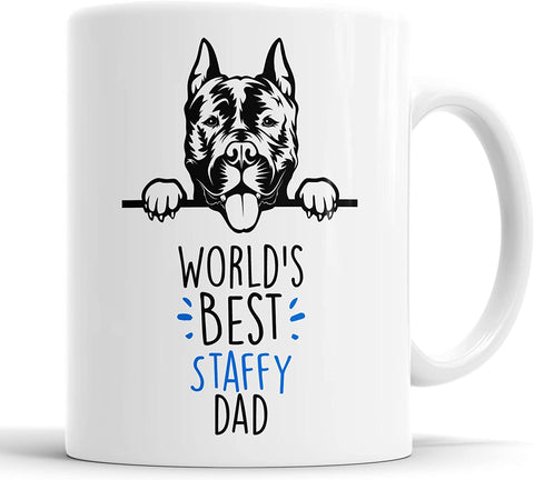 Staffy World's Best Dad Mug