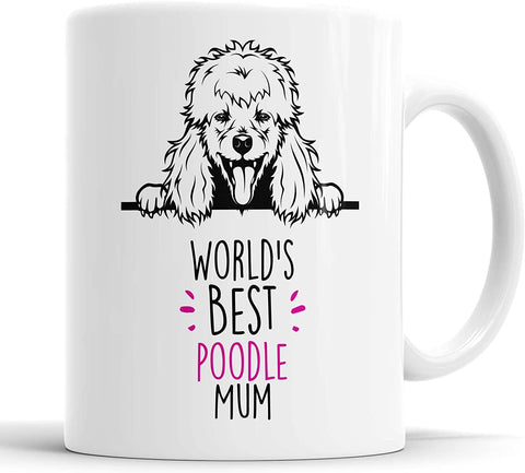 World's Best Poodle Mum Mug
