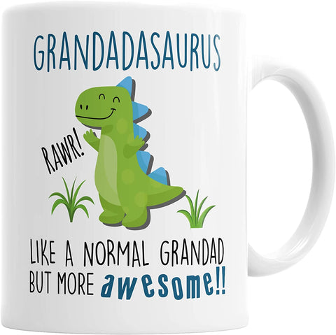 Grandadasaurus Mug Grandad Dinosaur