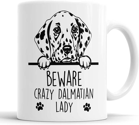 Crazy Dalmatian Lady Mug