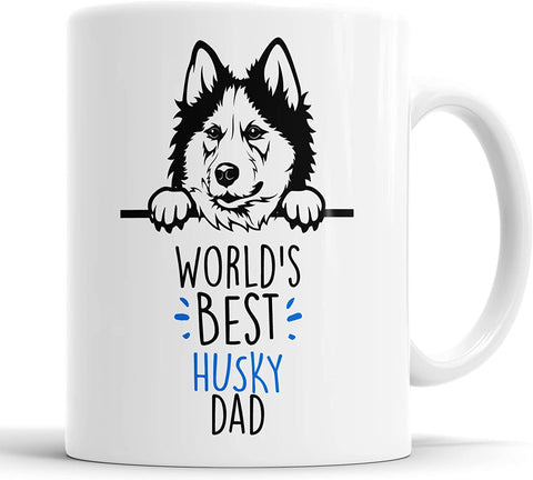 Husky World's Best Dad Mug