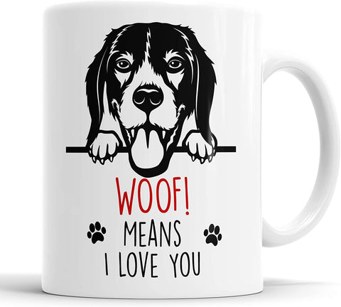 Beagle Woof Means I Love You Mug