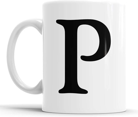 Alphabet Mug Letter Mugs (Letter P)