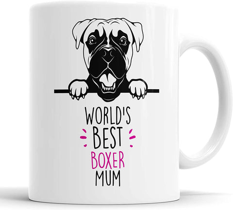 Boxer Mug World's Best Boxer Mum Mug