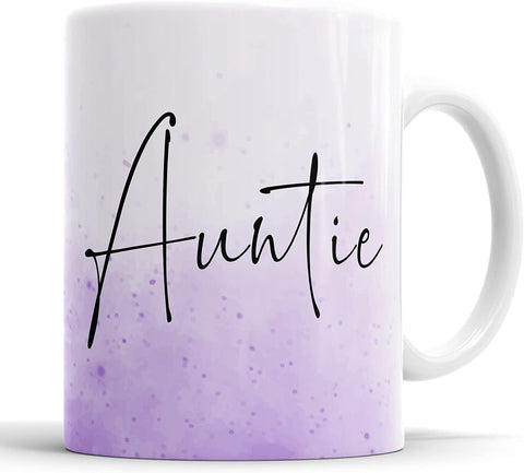 Auntie Mug Watercolour Mug