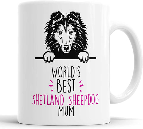 World's Best Shetland Sheepdog Mum Mug