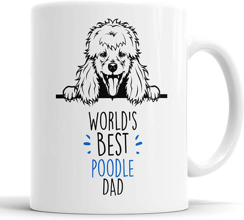 World's Best Poodle Dad Mug