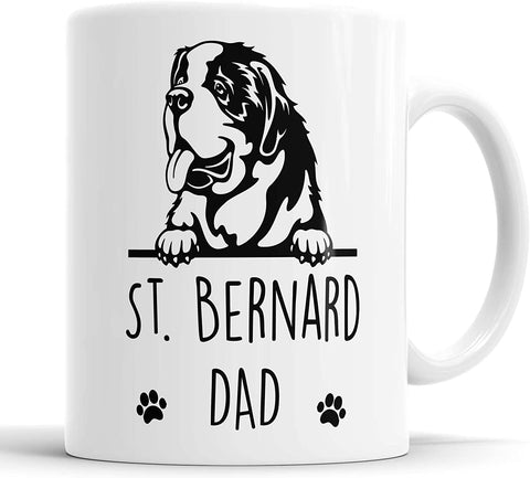 St Bernard Dad Mug