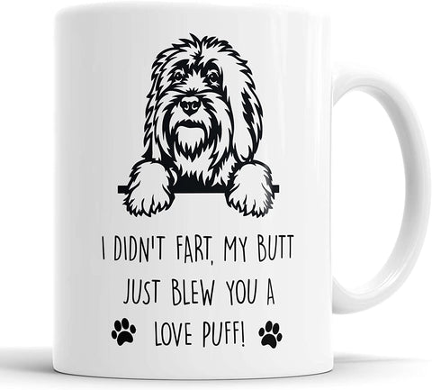 Cavapoo I Didn't Fart My Butt Just Blew You A Love Puff Mug