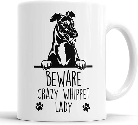 Crazy Whippet Lady Mug