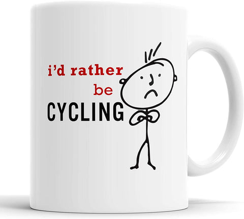 Mens I'd Rather Be Cycling Mug