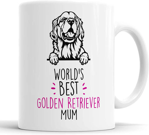 World's Best Golden Retriever Mum Mug