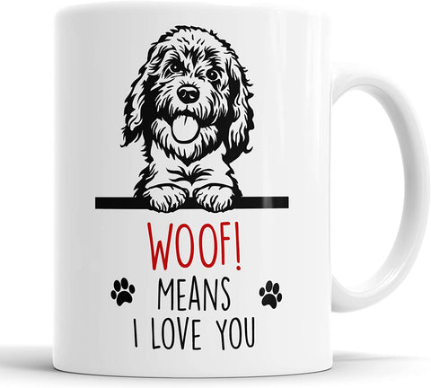 Cockapoo Woof Means I Love You Mug