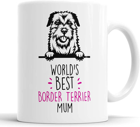 Border Terrier Mug World's Best Border Terrier Mum Mug