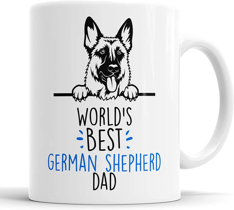 German Shepherd World's Best Dad Mug