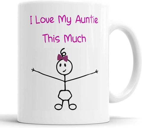 I Love My Auntie This Much Girls Mug