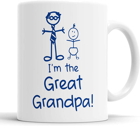 I'm The Great Grandpa Mug Boys Stick Person