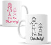 I'm The Mummy I'm The Daddy Mug Set