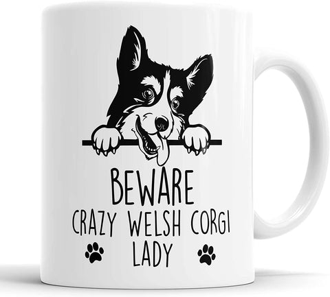 Crazy Welsh Corgi Lady Mug