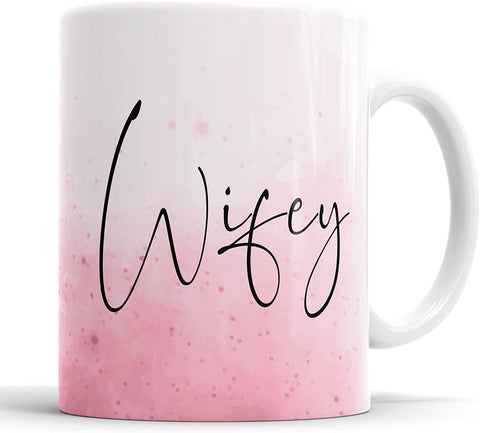 Wifey Mug Watercolour Mug