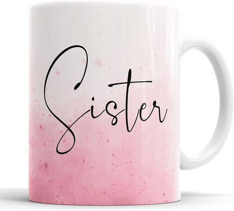Sister Mug Watercolour Mug