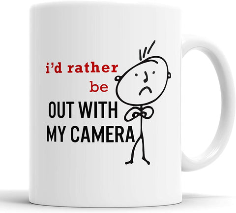 Mens I'd Rather Be Out with My Camera Mug