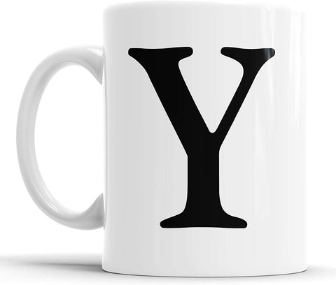 Alphabet Mug Letter Mugs Letter Y)