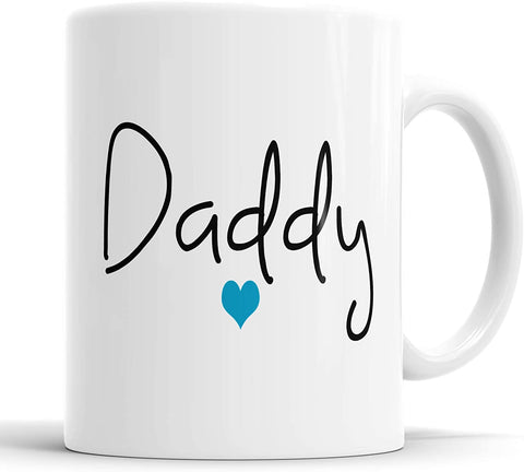 Daddy Mug with Blue Heart