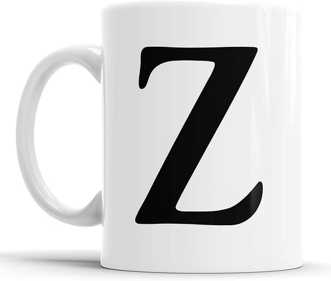 Alphabet Mug Letter Mugs (Letter Z)